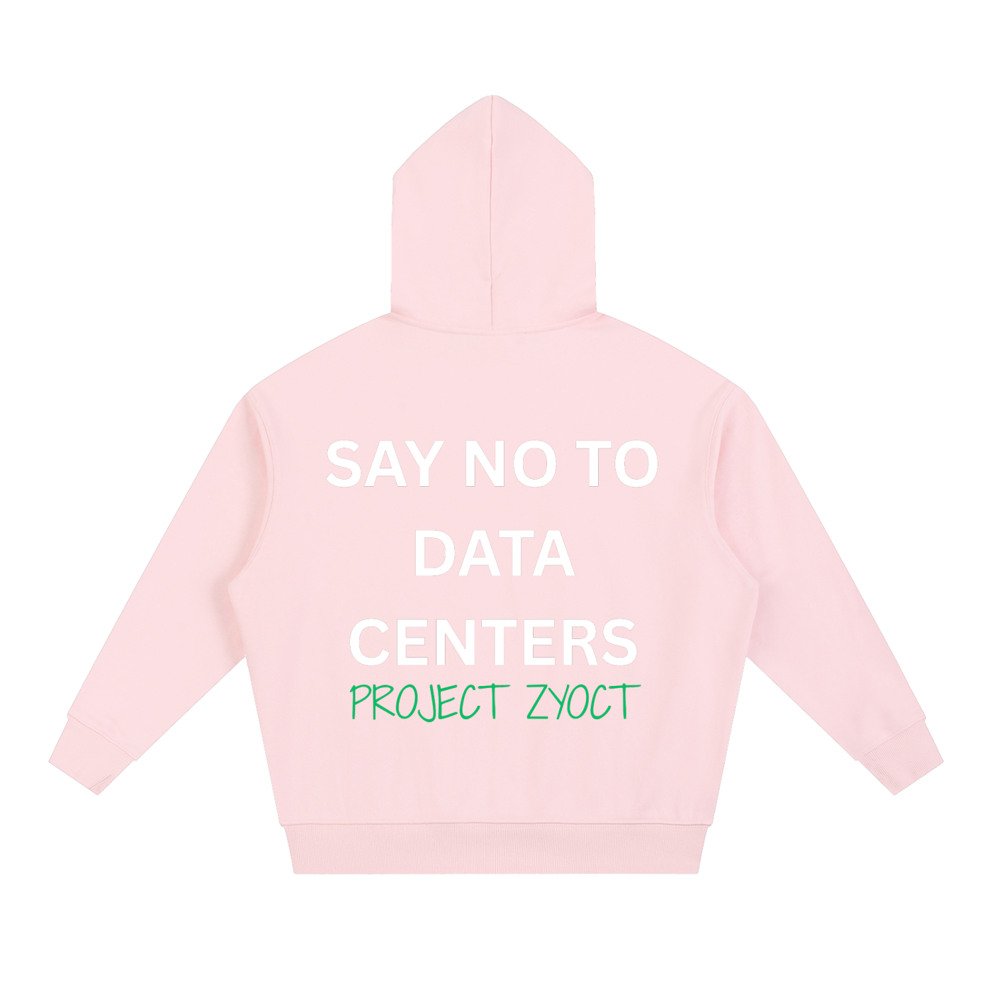 "Say No to Data Centers" Heavyweight Hoodie