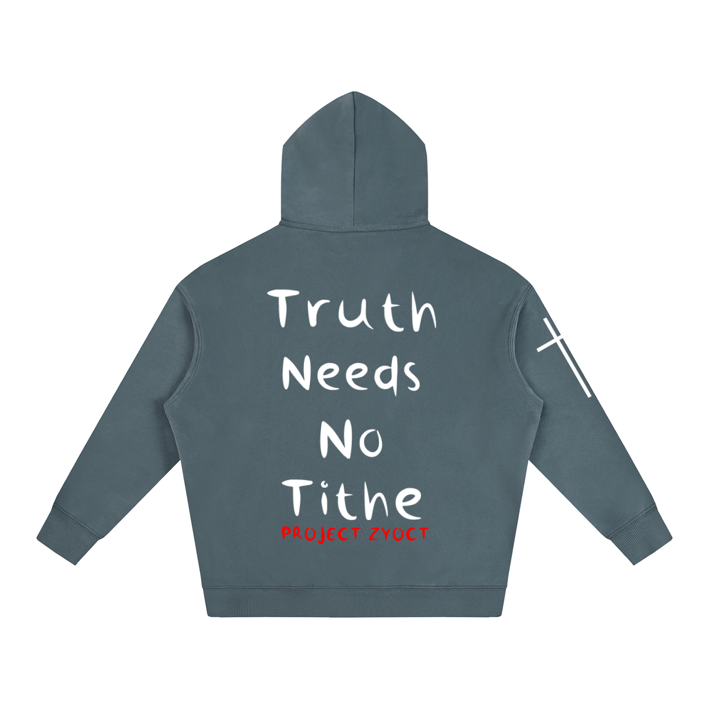 "Truth Needs No Tithe" Oversize Hoodie
