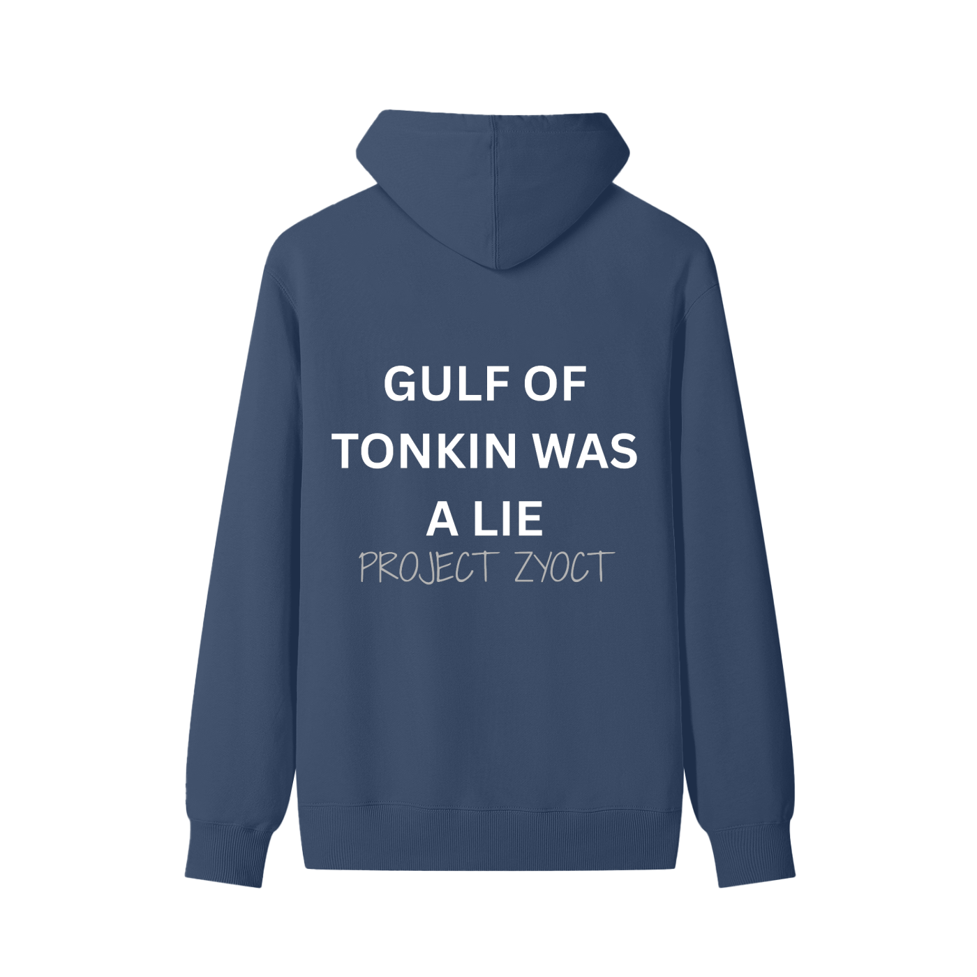 "Gulf of Tonkin Was a Lie" Classic Cotton Hoodie