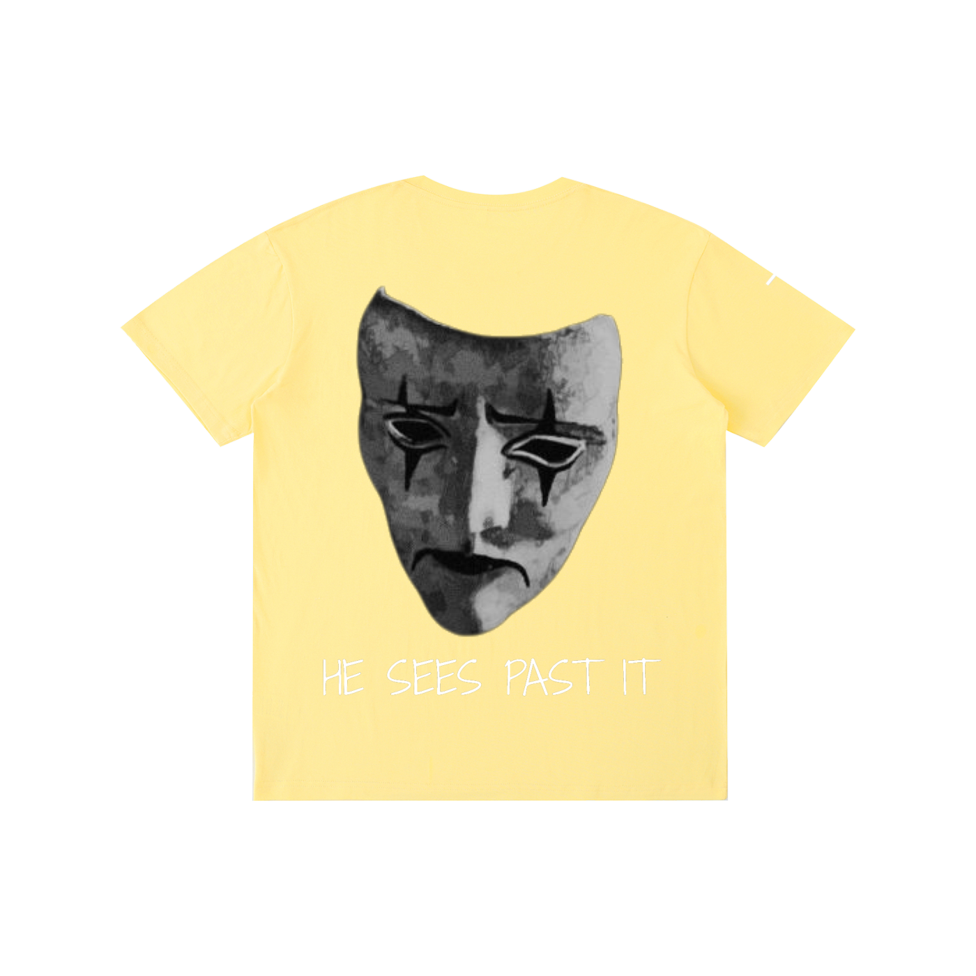 "He Sees Past It" Cotton T-Shirt