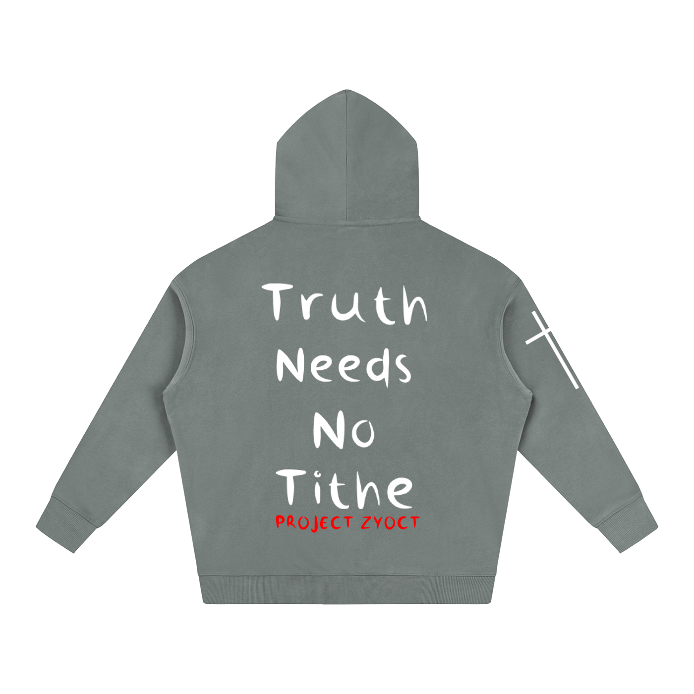"Truth Needs No Tithe" Oversize Hoodie