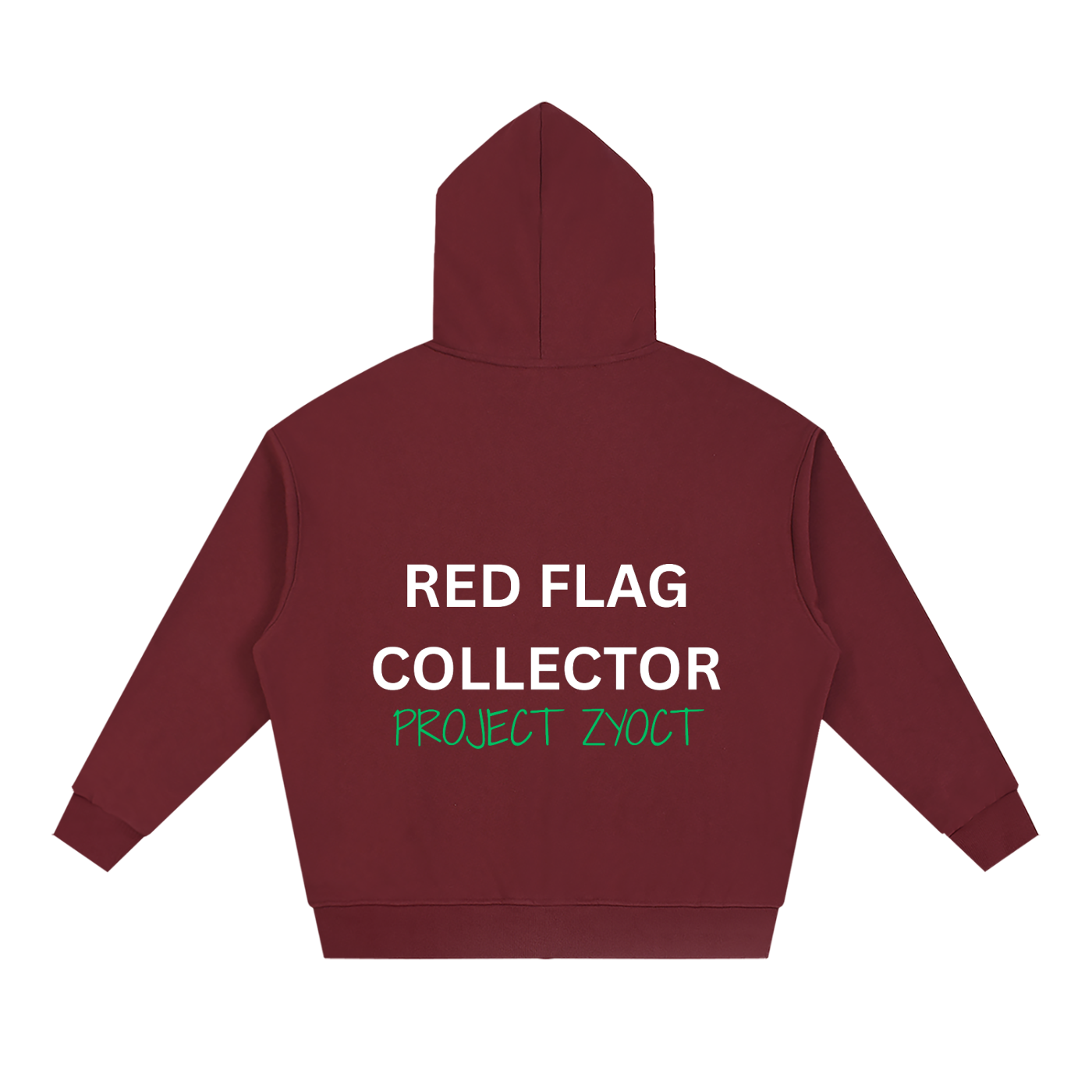 "Red Flag Collector" Full Zip Hoodie