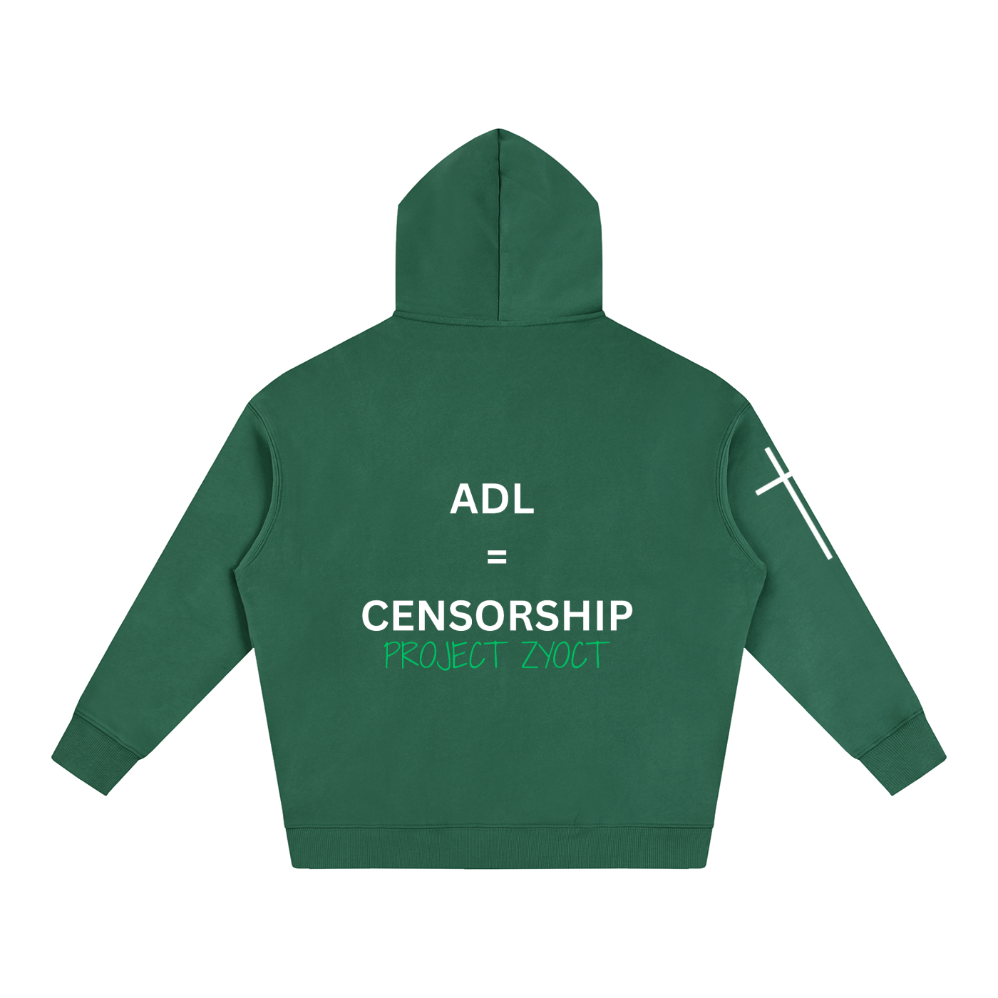 "ADL = Censorship" Oversize Hoodie