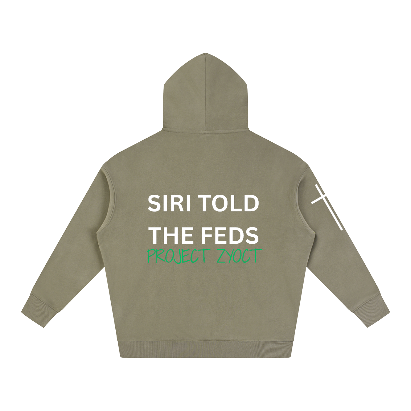 "Siri Told the Feds" Oversize Hoodie