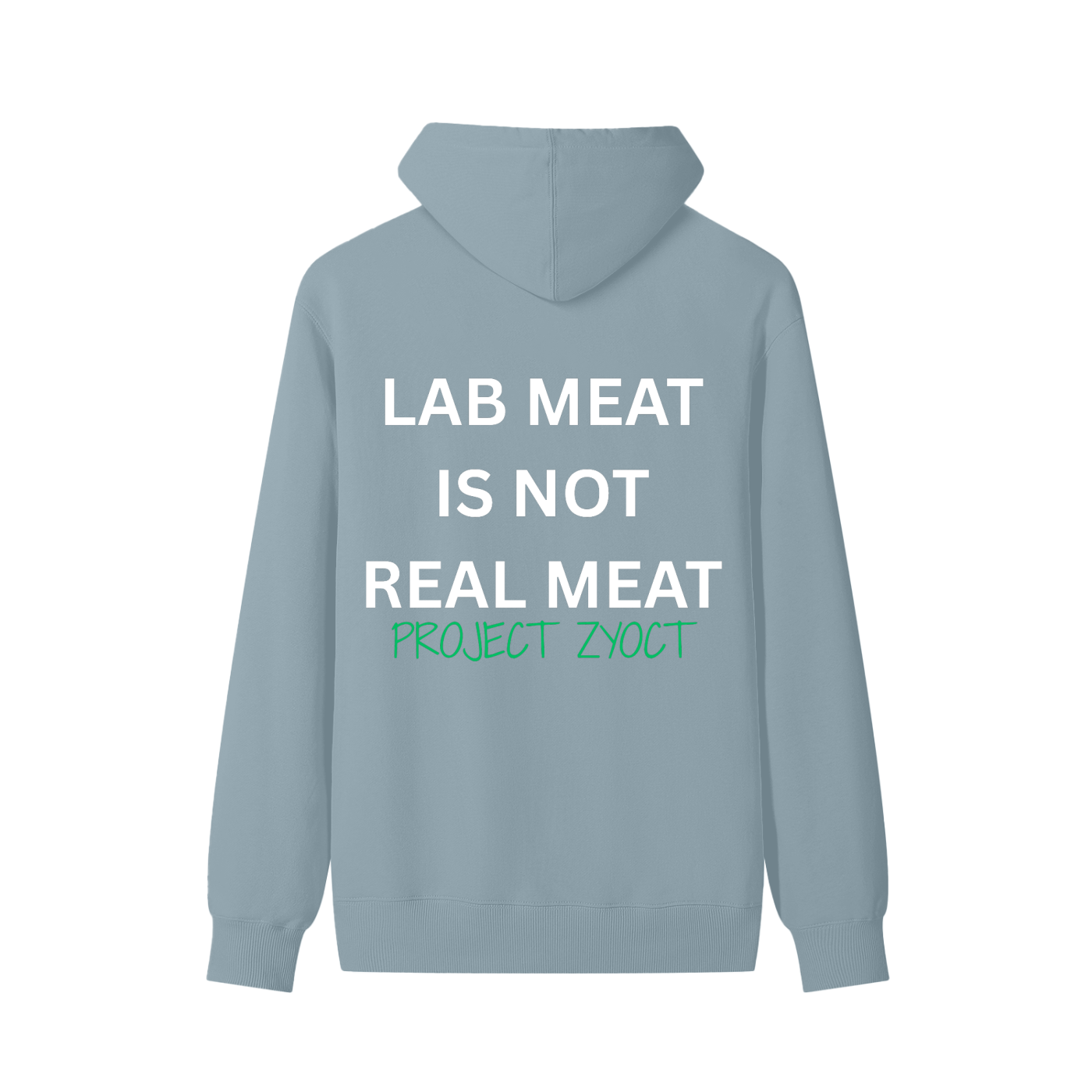 "Lab Meat is Not Real Meat" Classic Cotton Hoodie