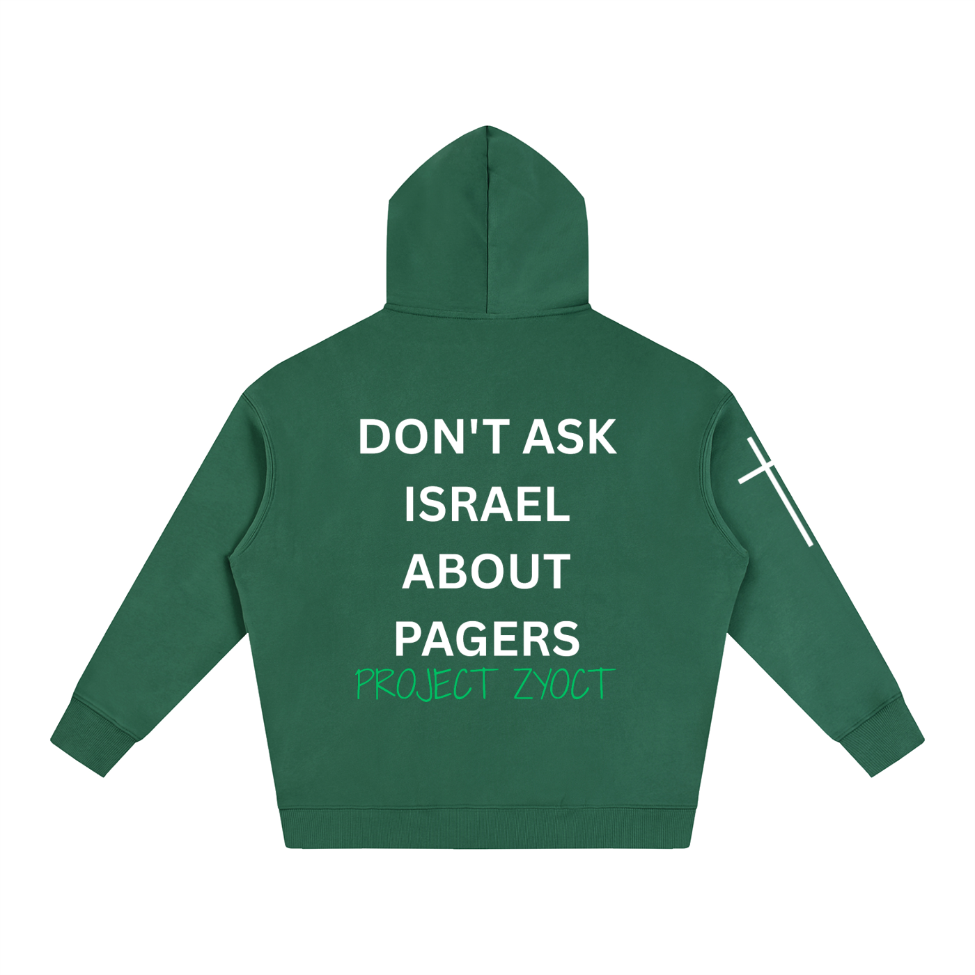 "Don't Ask Israel About Pagers" Oversize Hoodie
