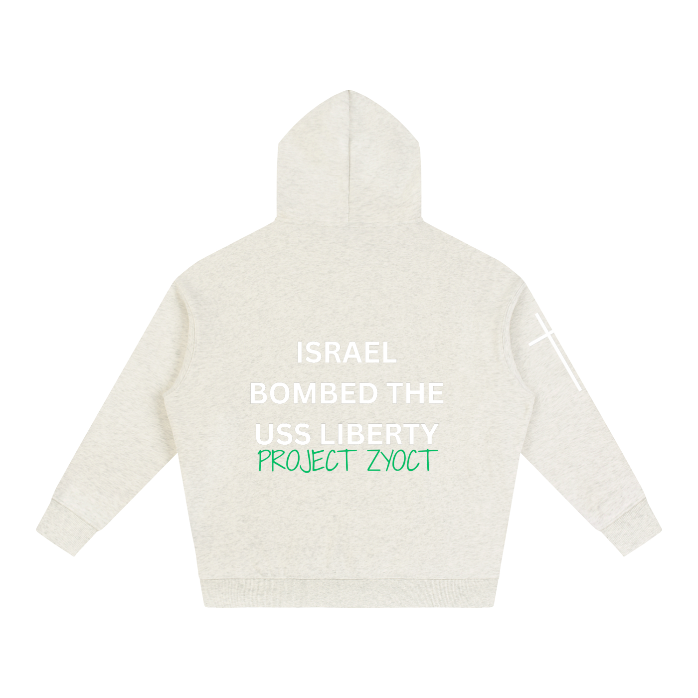 "Israel Bombed the USS Liberty" Oversize Hoodie