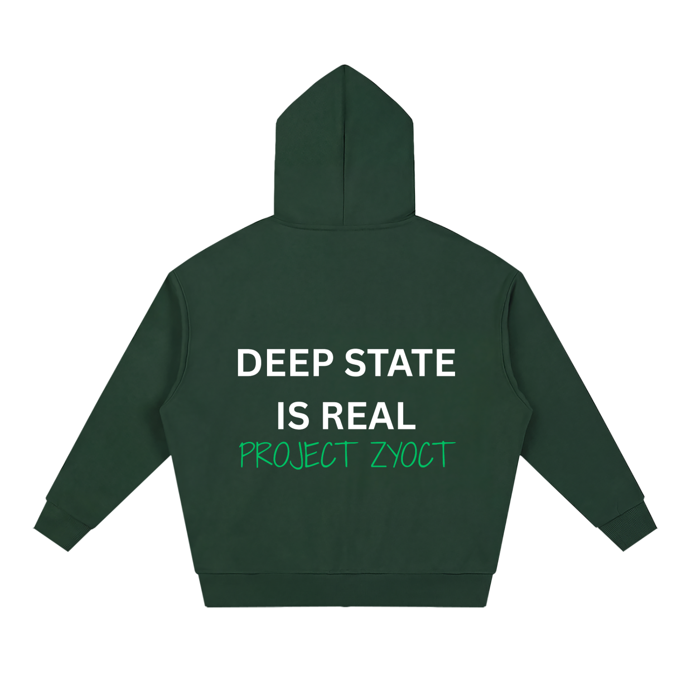"Deep State is Real" Full Zip Hoodie