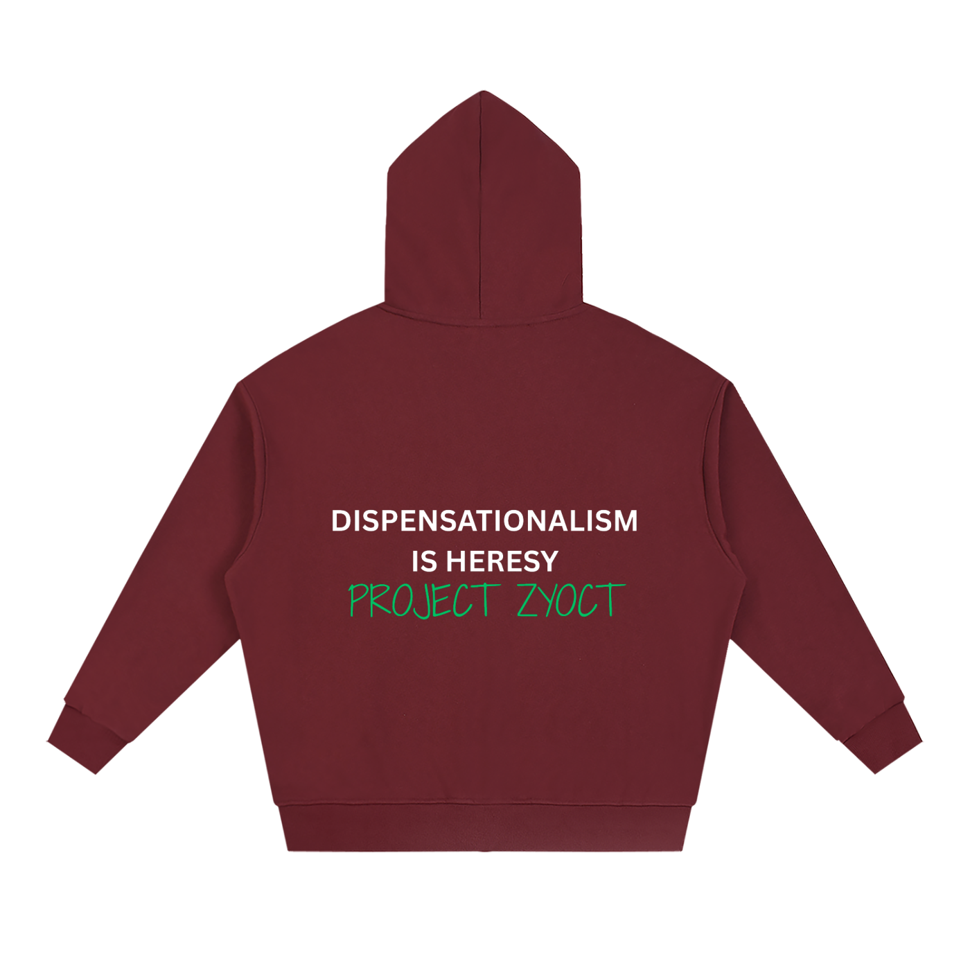 "Dispensationalism is Heresy" Full Zip Hoodie