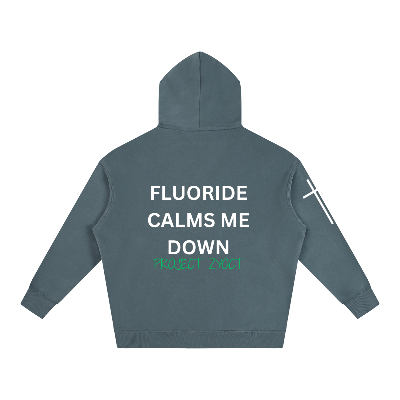 "Fluoride Calms Me Down" Oversize Hoodie