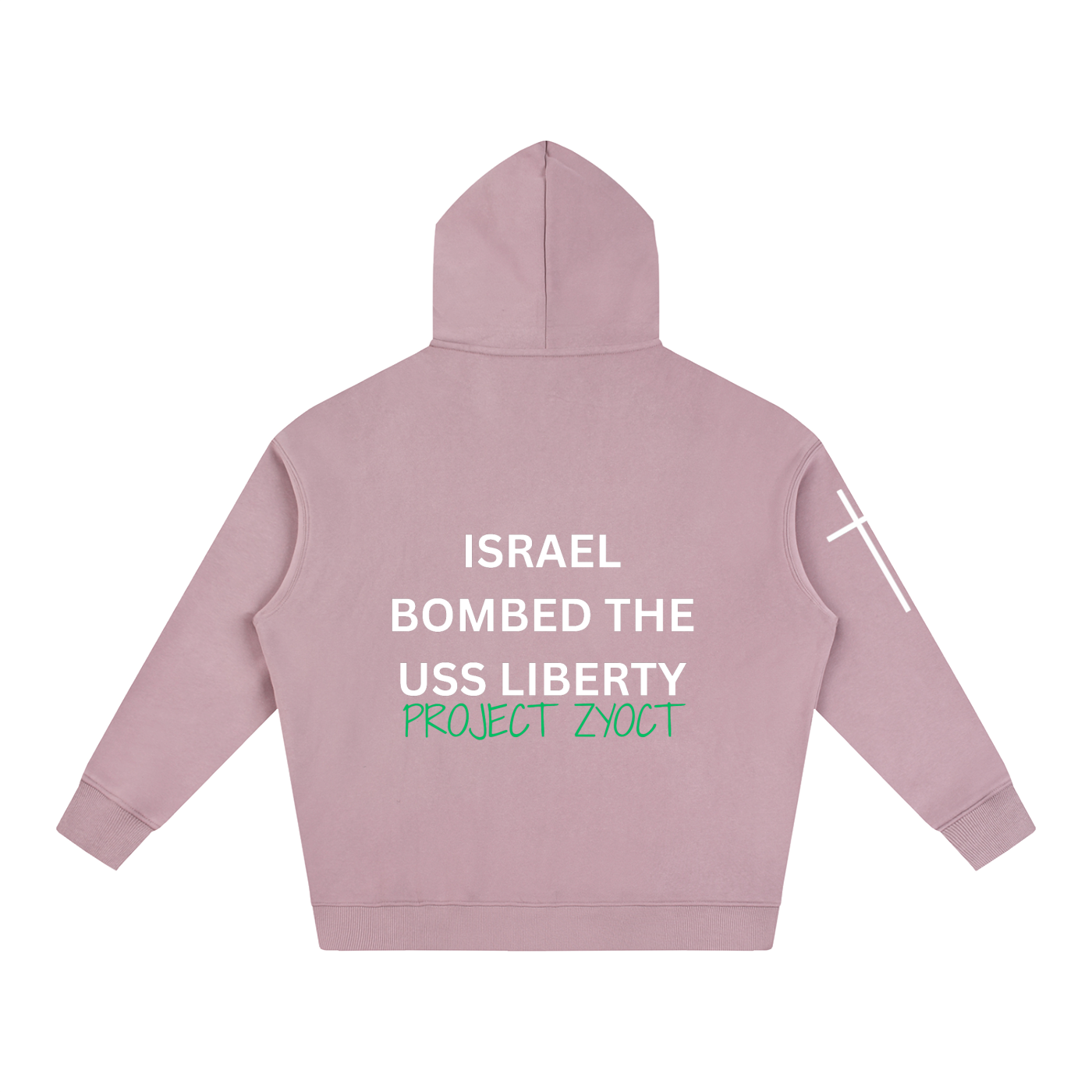 "Israel Bombed the USS Liberty" Oversize Hoodie