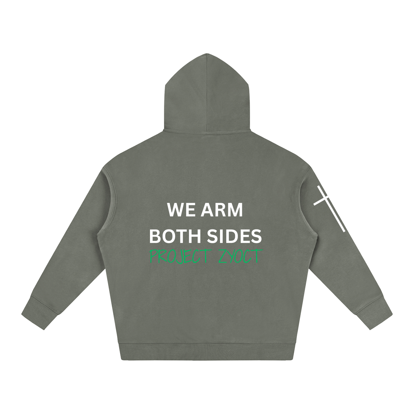 "We Arm Both Sides" Oversize Hoodie