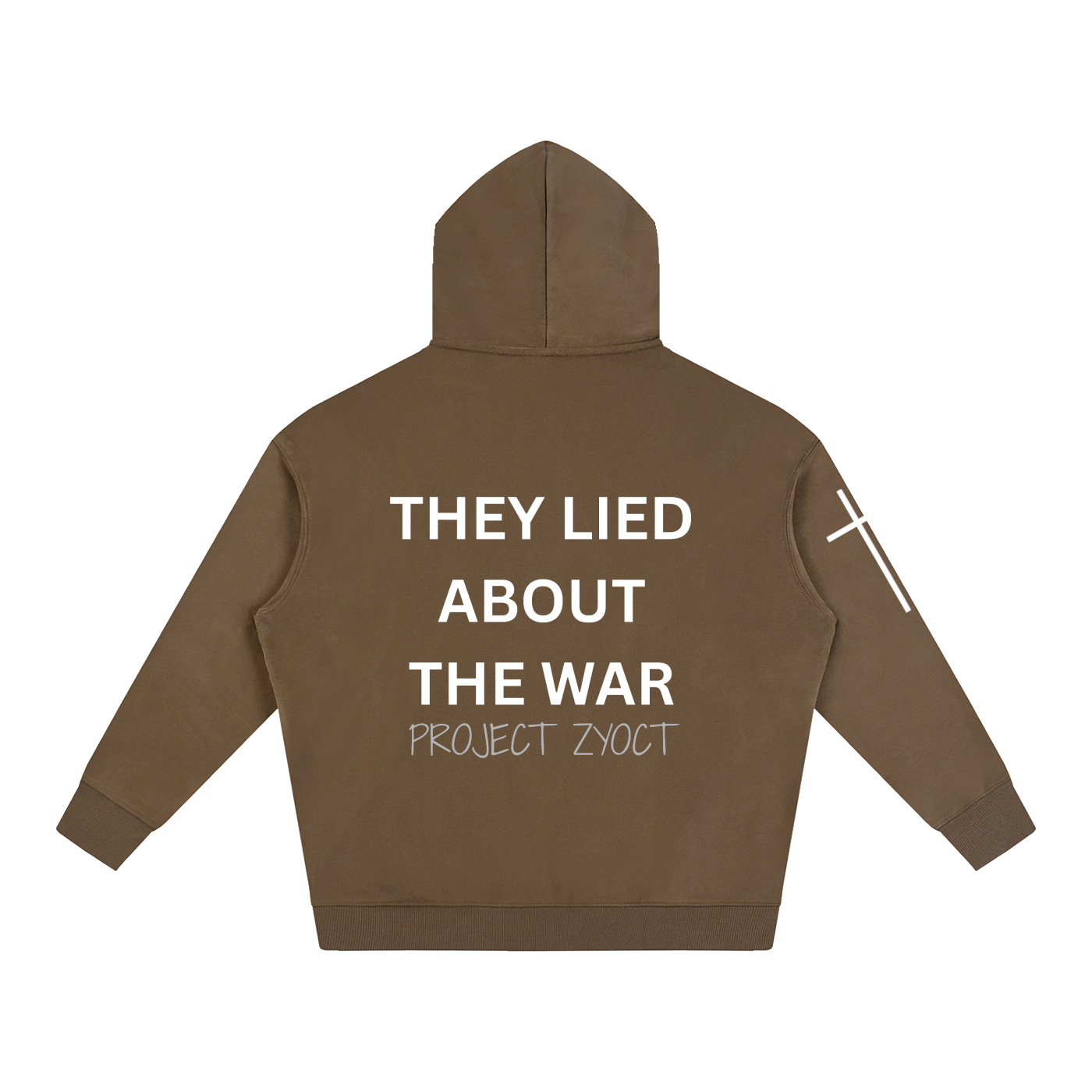 "They Lied About the War" Oversize Hoodie