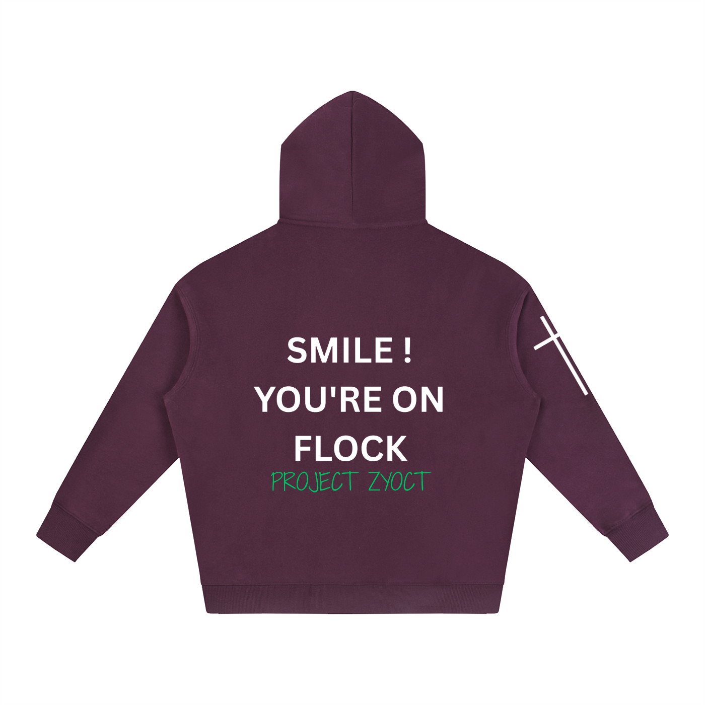 "Smile You're On Flock" Oversize Hoodie