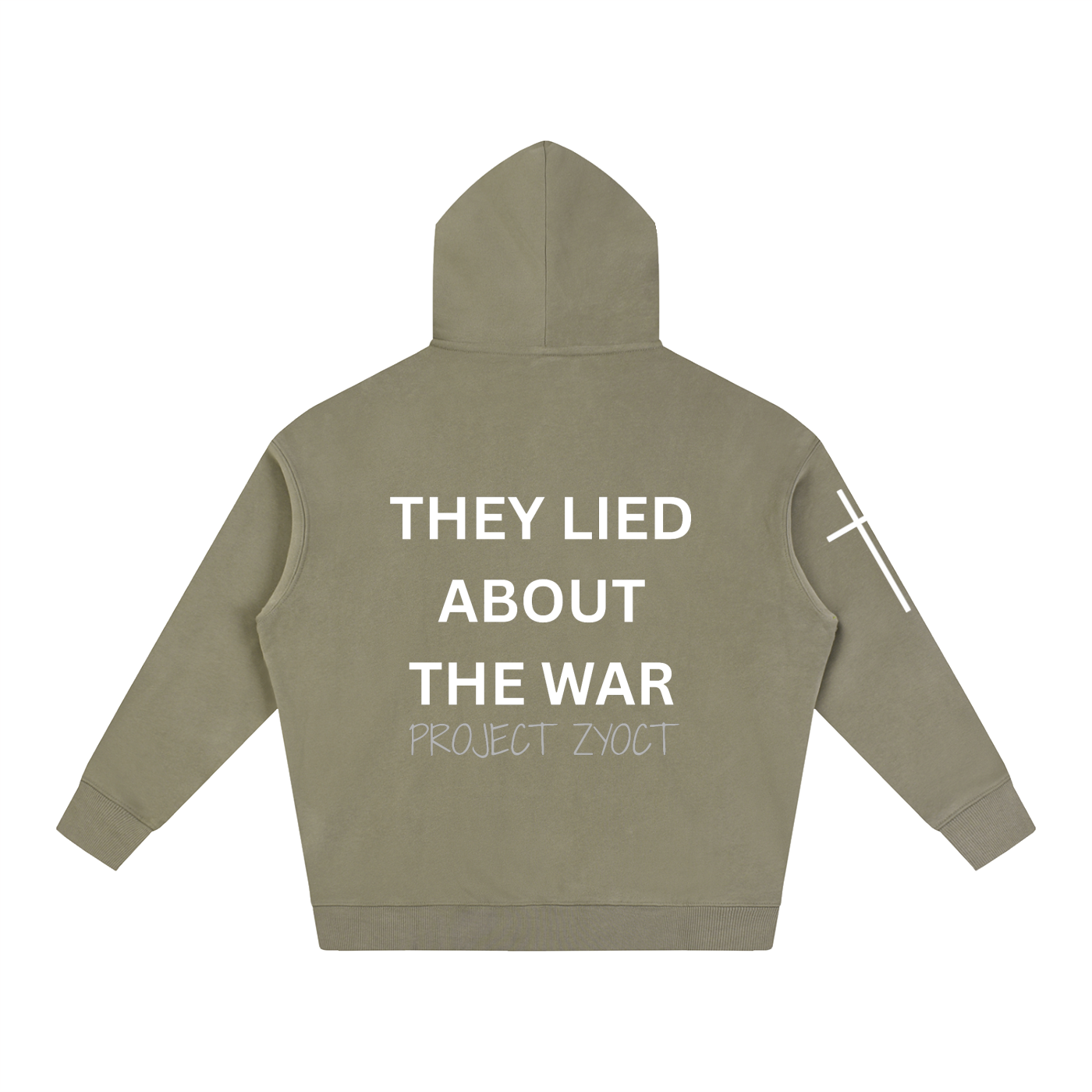 "They Lied About the War" Oversize Hoodie