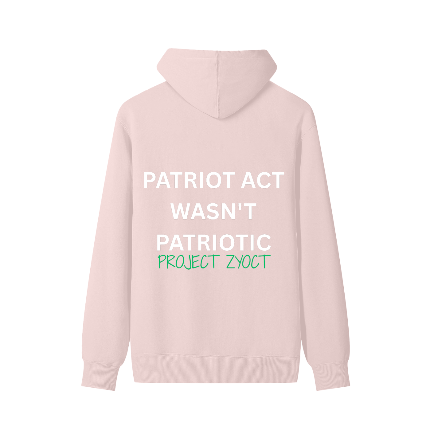 "Patriot Act Wasn't Patriotic" Classic Cotton Hoodie