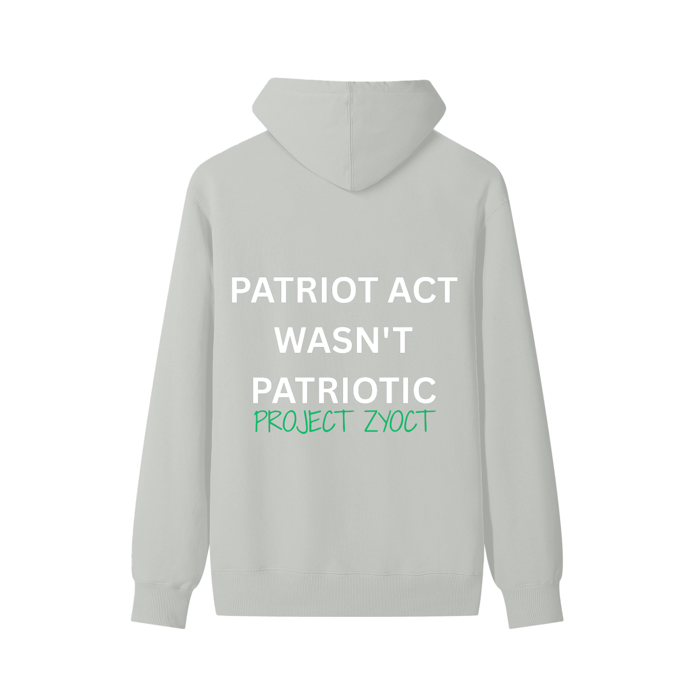 "Patriot Act Wasn't Patriotic" Classic Cotton Hoodie
