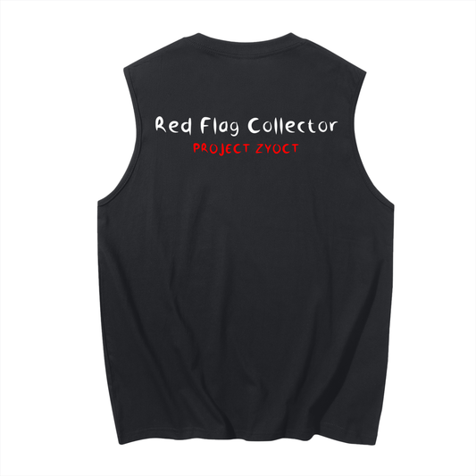 "Red Flag Collector" Cotton Tank Top