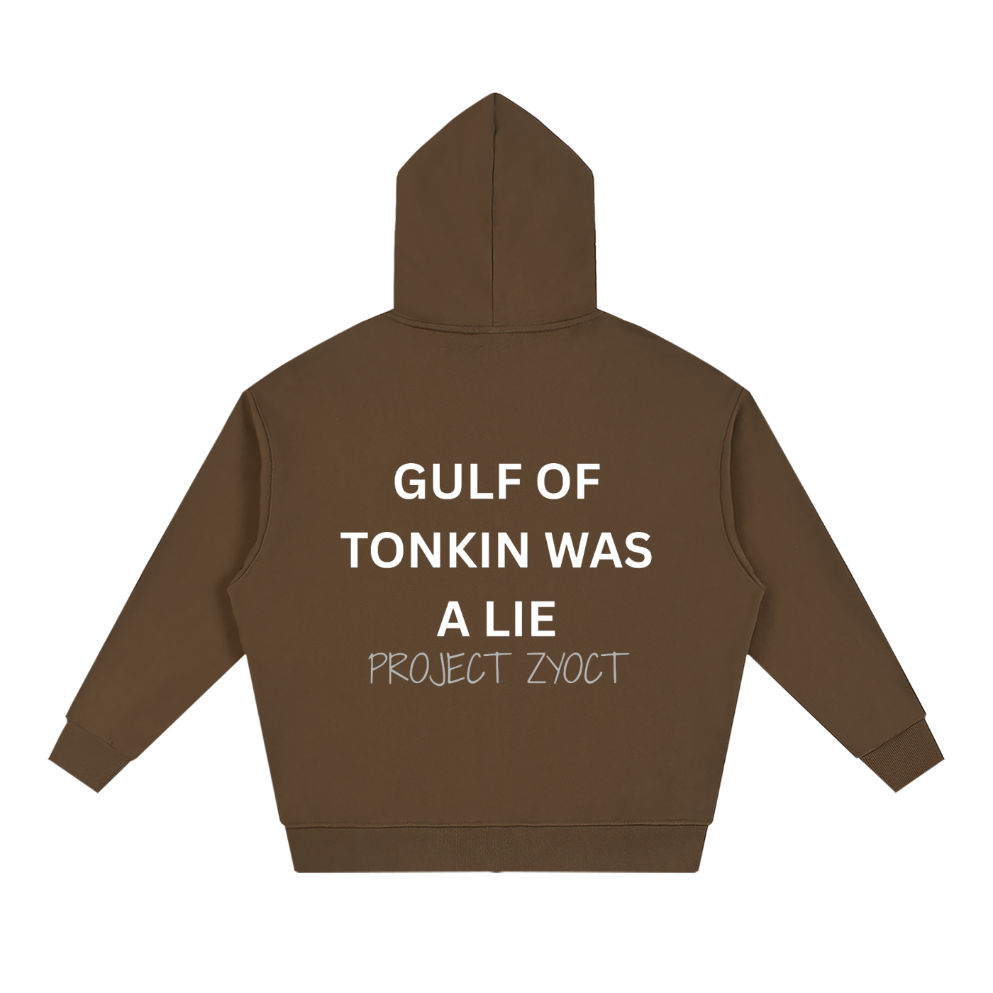 "Gulf of Tonkin Was a Lie" Full Zip Hoodie