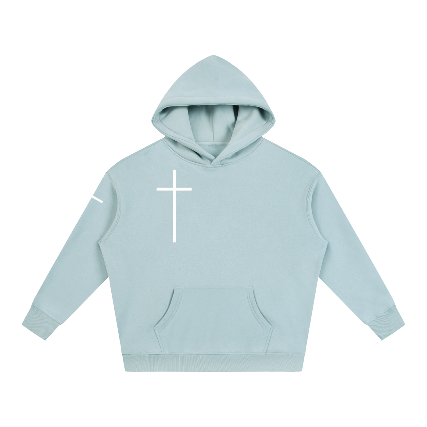 Simple Cross Oversize Hoodie