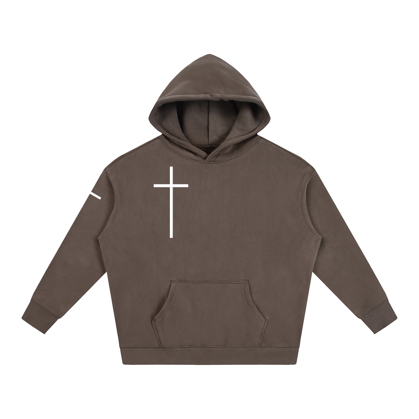 Simple Cross Oversize Hoodie