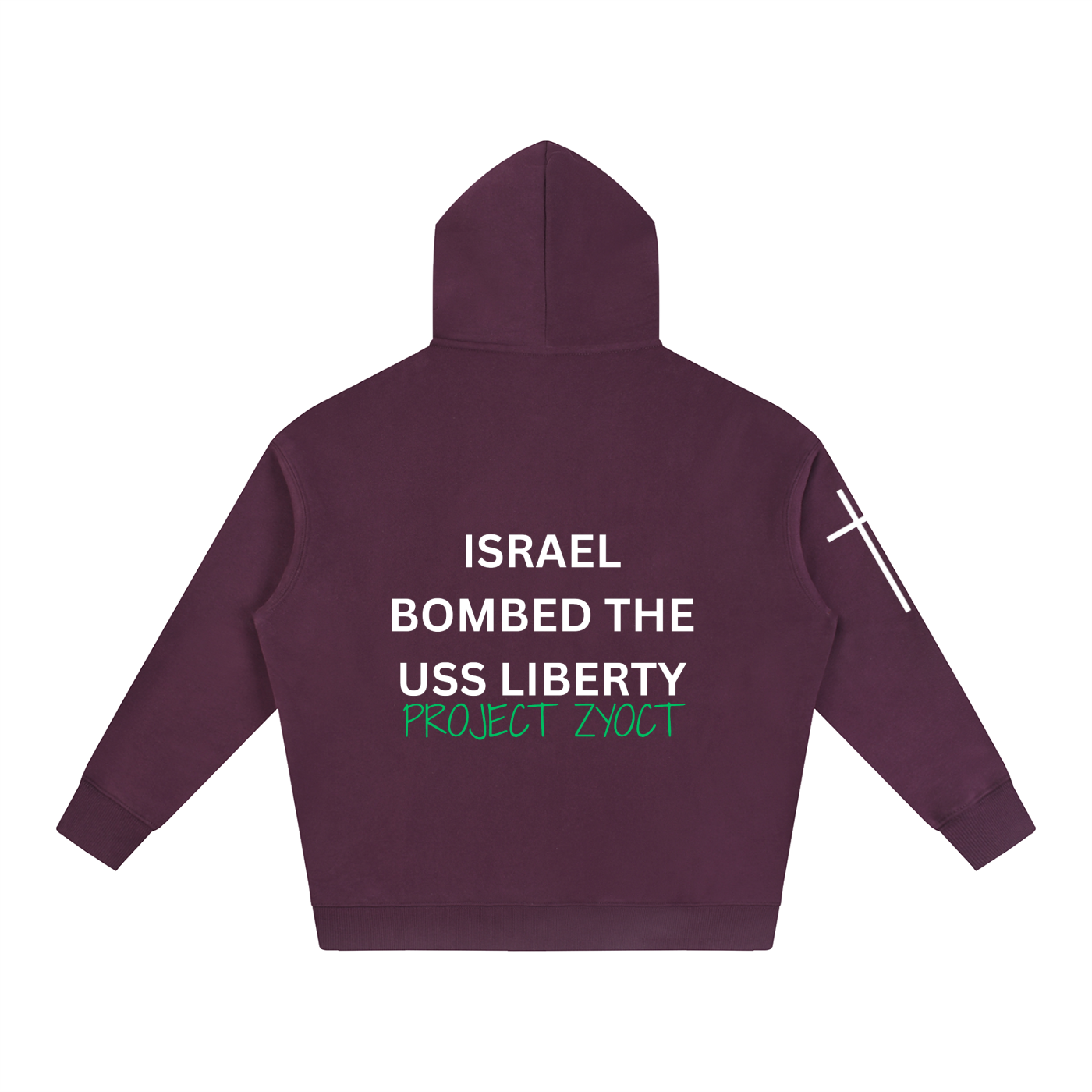 "Israel Bombed the USS Liberty" Oversize Hoodie