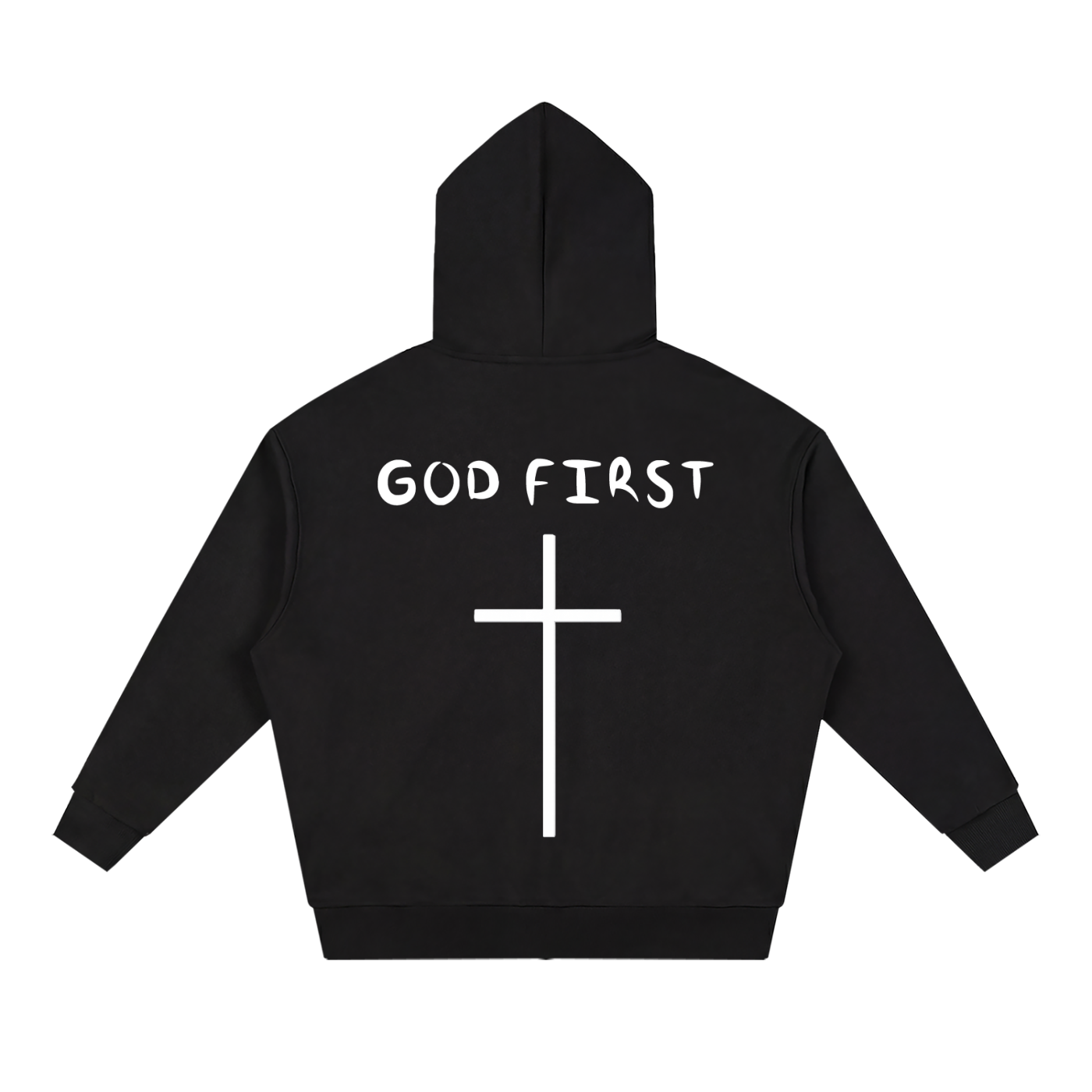 "GOD FIRST" Full Zip Hoodie