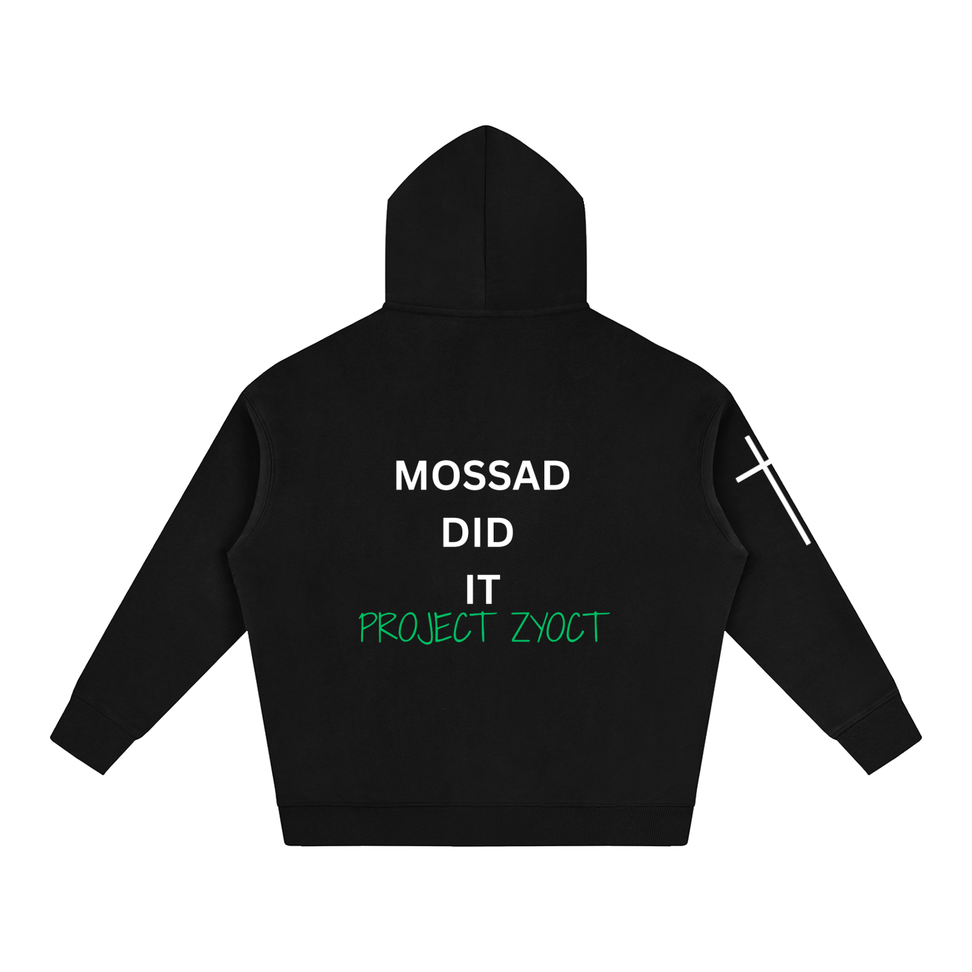 "Mossad Did It" Oversize Hoodie