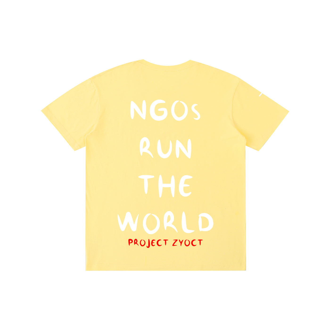 "NGOs Run the World" Cotton T-Shirt