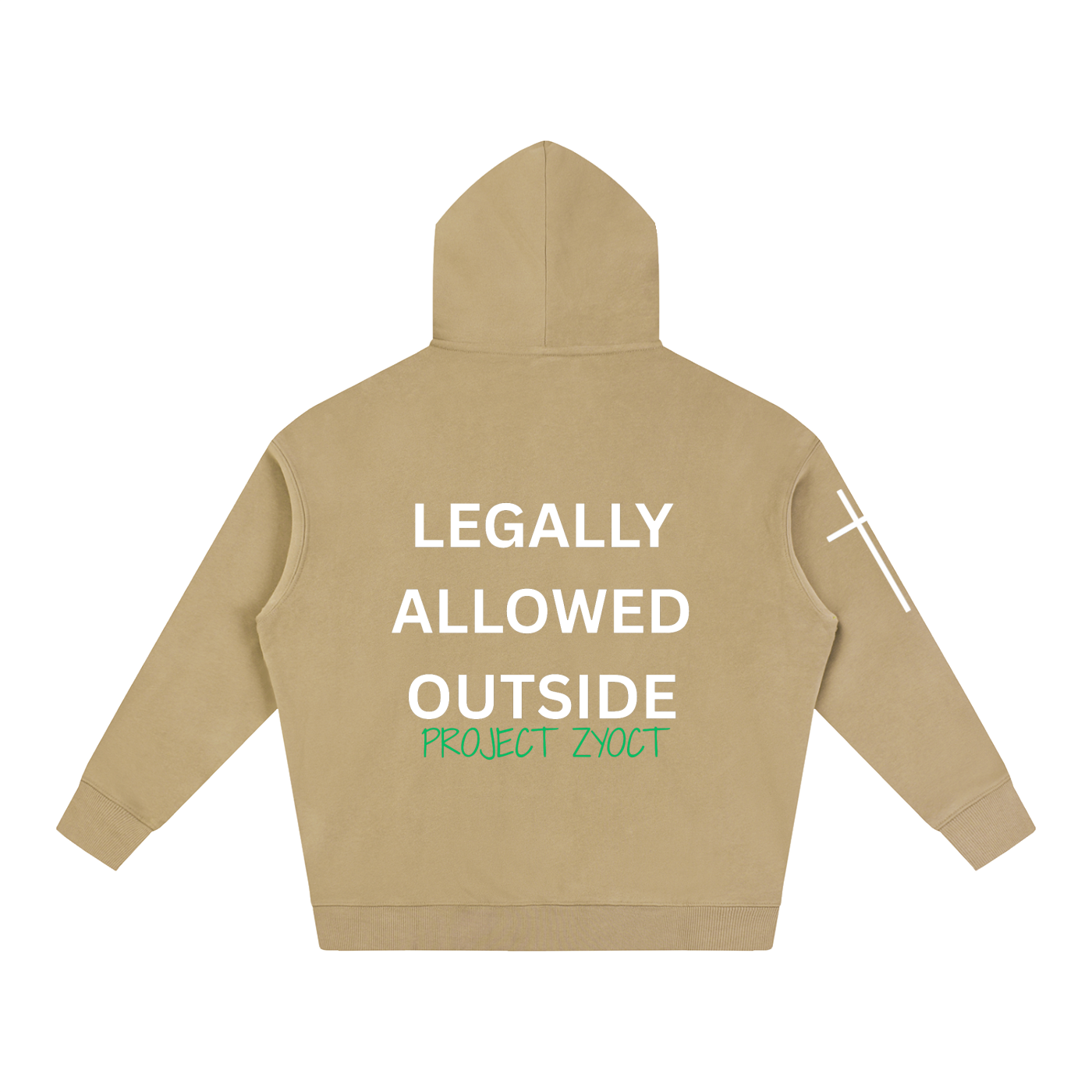 "Legally Allowed Outside" Oversize Hoodie