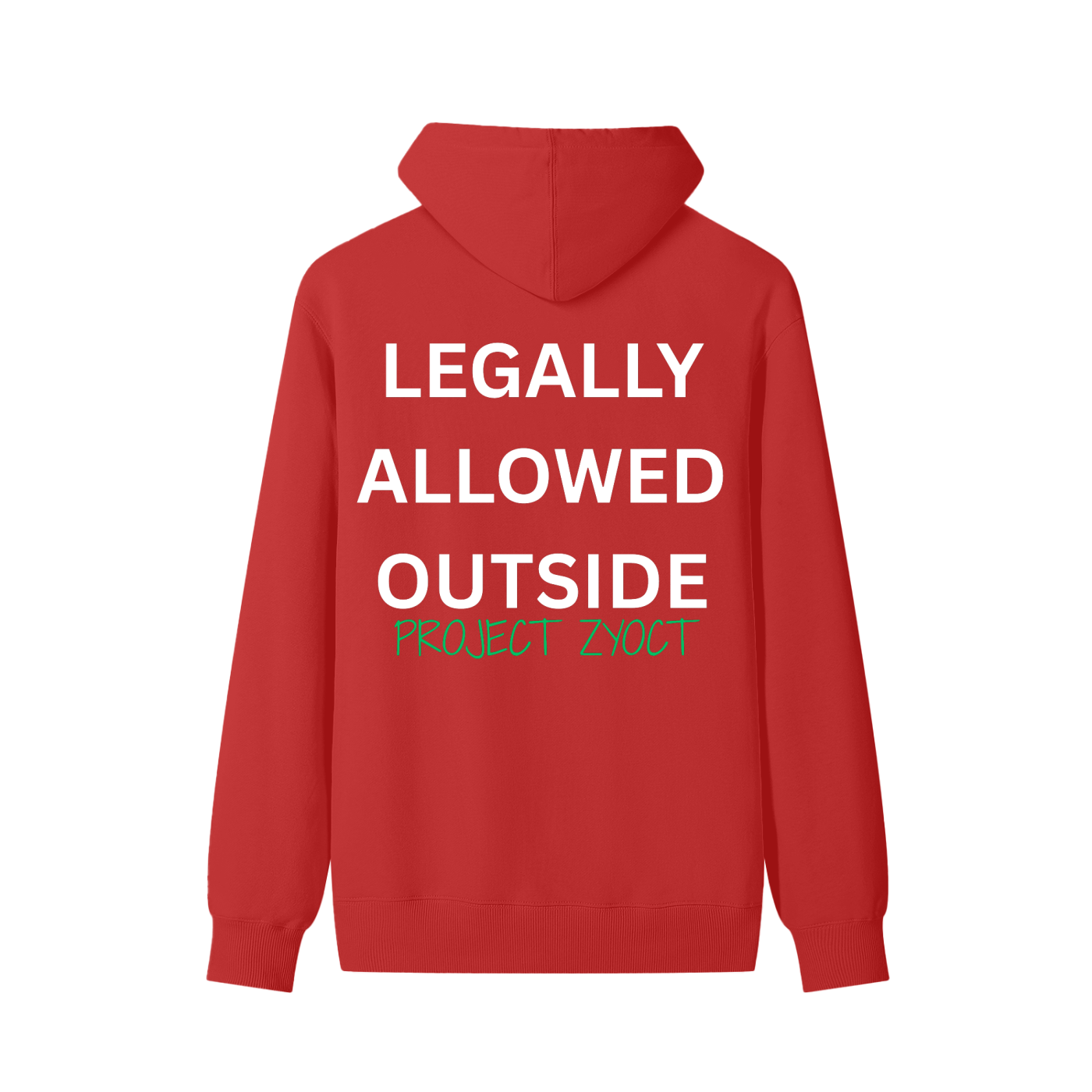 "Legally Allowed Outside" Classic Cotton Hoodie