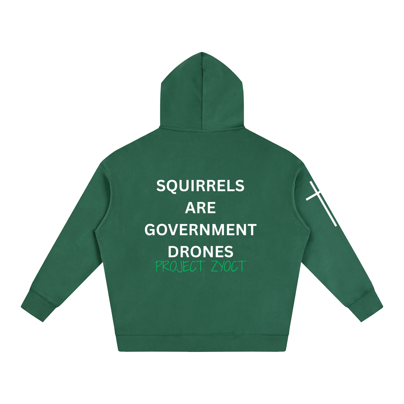 "Squirrels Are Government Drones" Oversize Hoodie