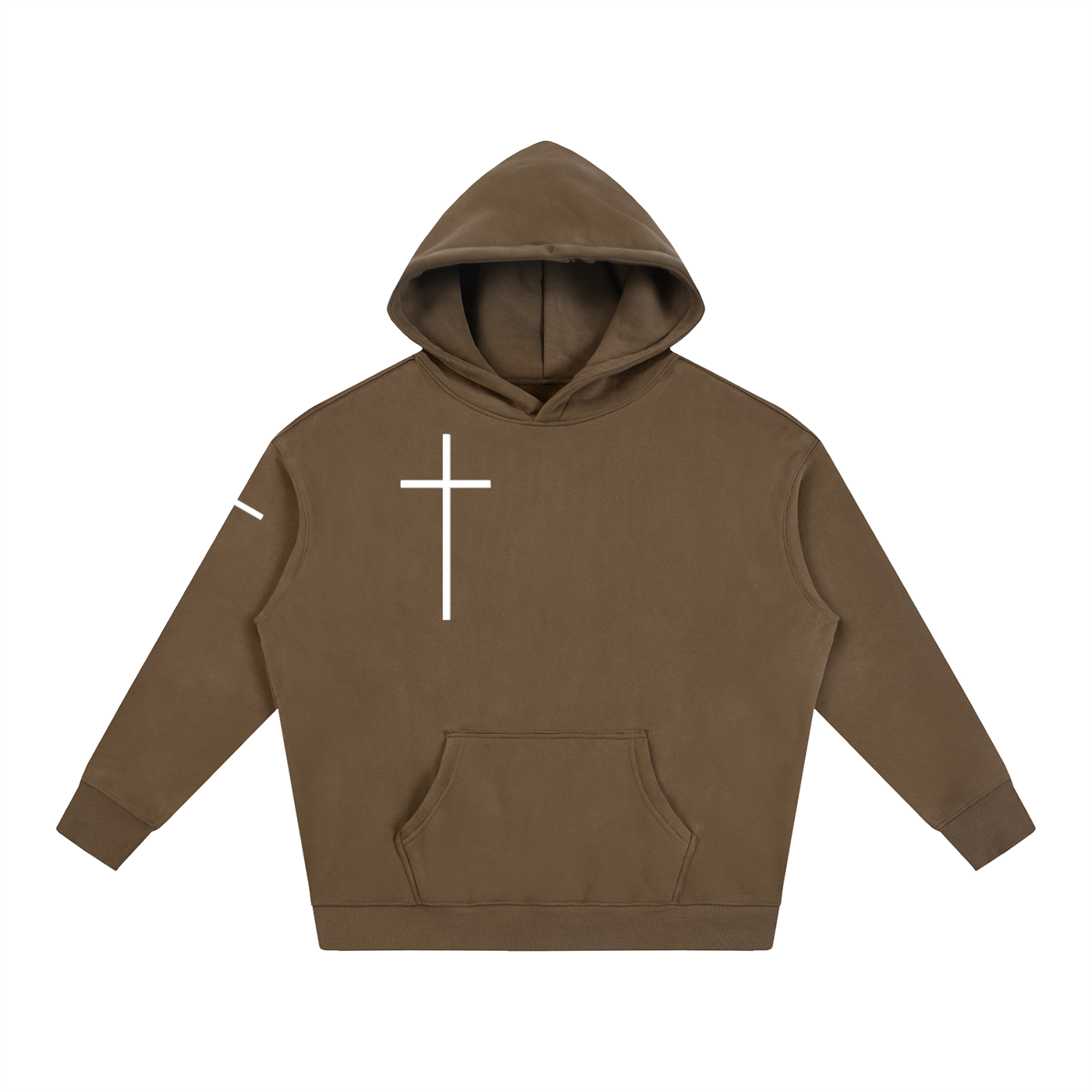 Simple Cross Oversize Hoodie