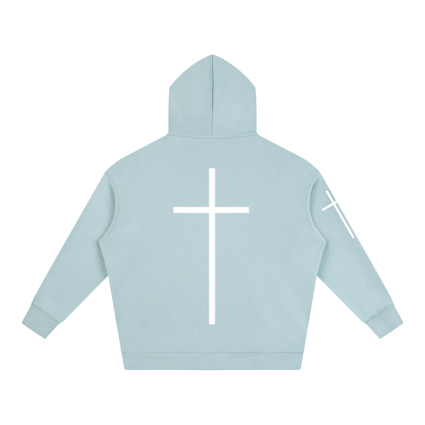 Simple Cross Oversize Hoodie