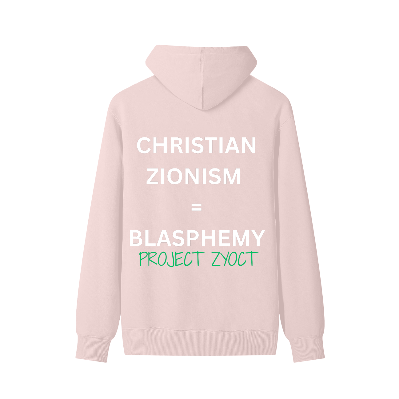 "Christian Zionism = Blasphemy" Classic Cotton Hoodie