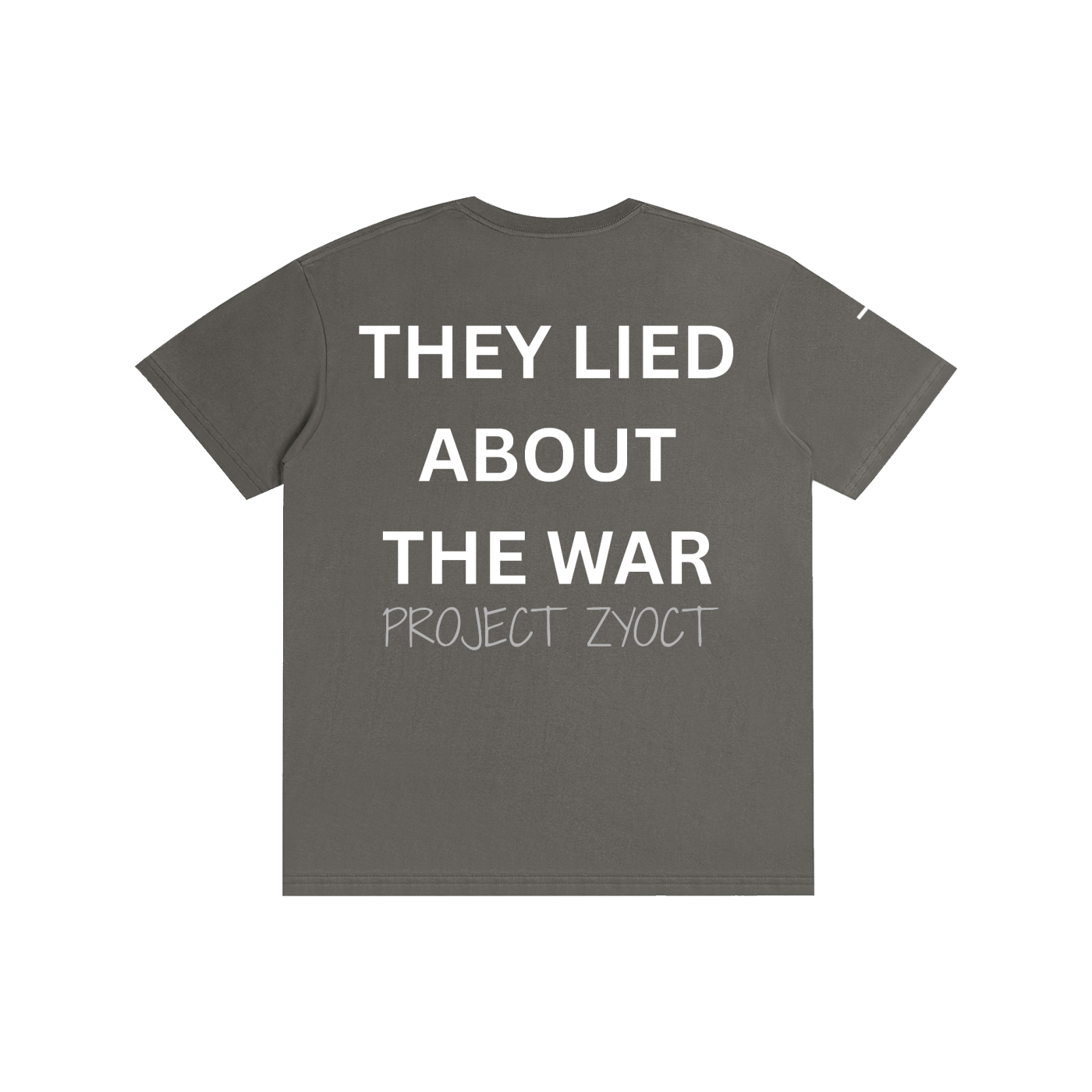 "They Lied About the War" Cotton T-Shirt