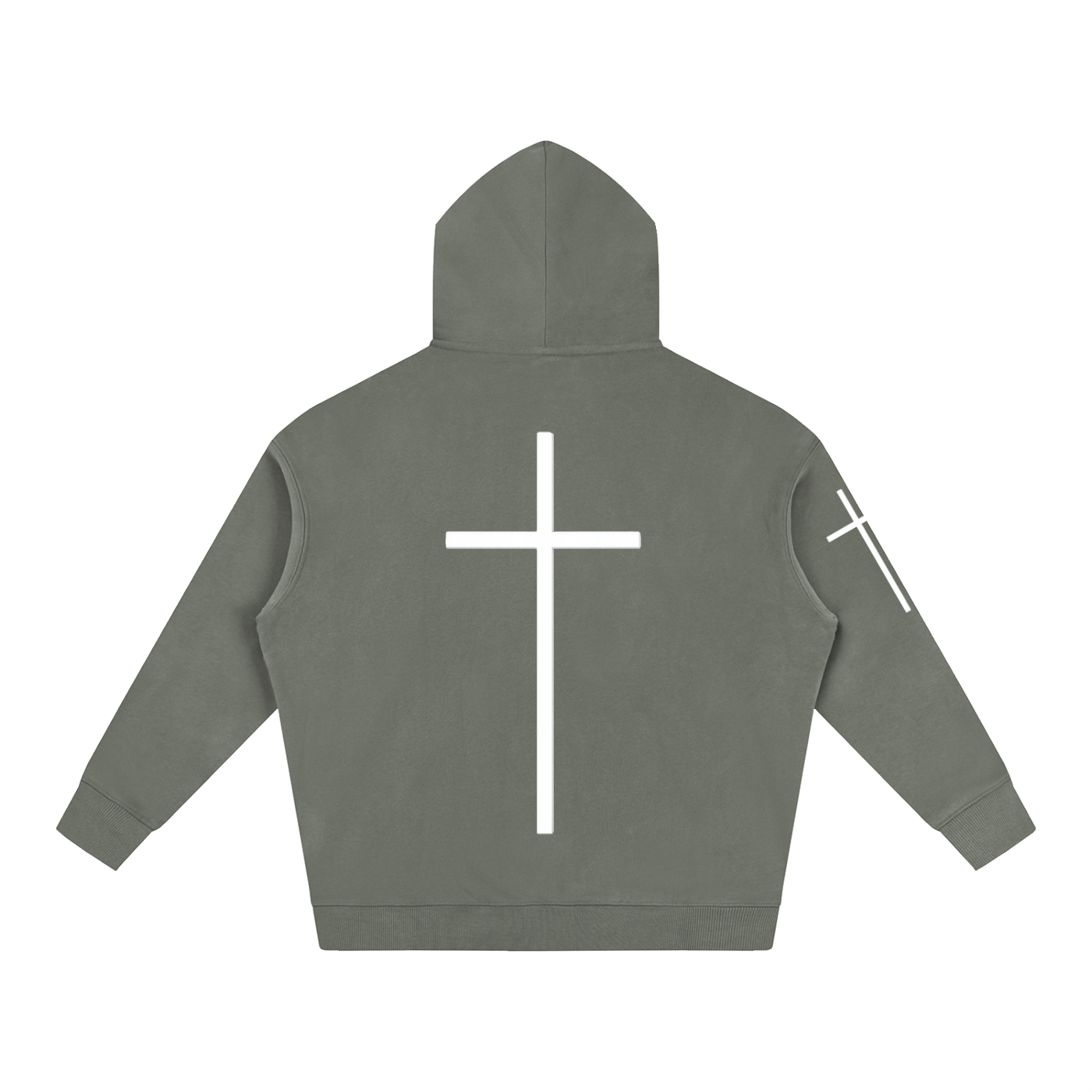 Simple Cross Oversize Hoodie