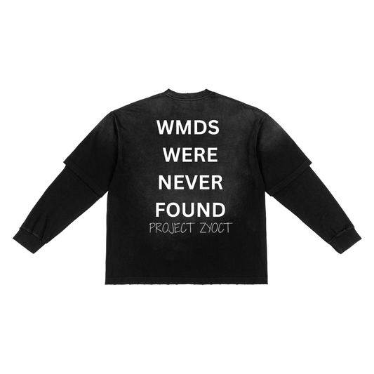 "WMDs Were Never Found" Sunfade Two-Piece Shirt