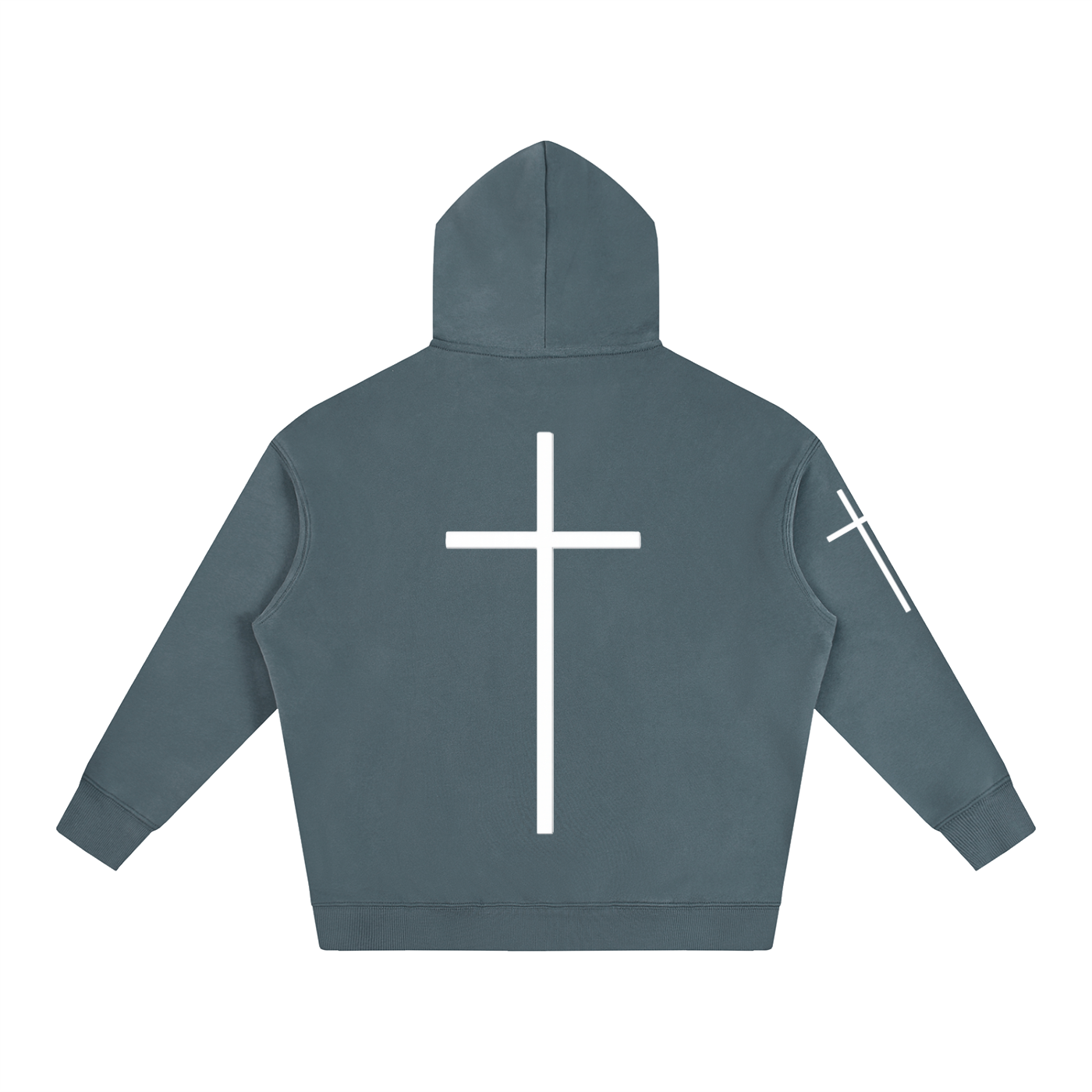 Simple Cross Oversize Hoodie