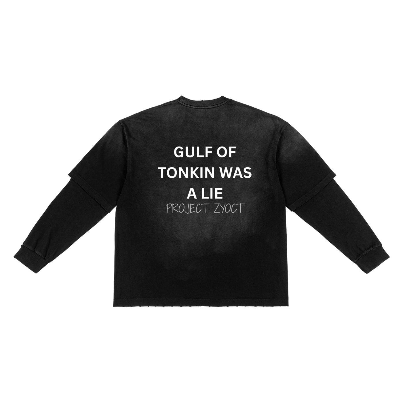 "Gulf of Tonkin Was a Lie" Sunfade Two-Piece Shirt