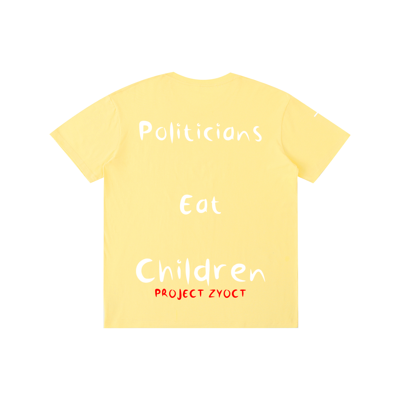 "Politicians Eat Children" Cotton T-Shirt