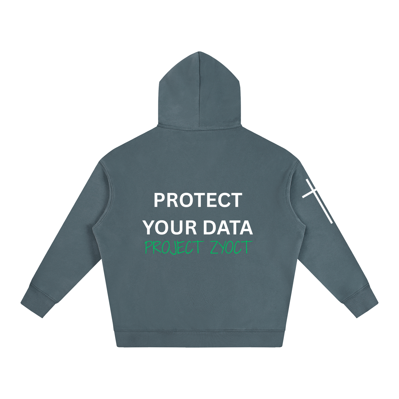 "Protect Your Data" Oversize Hoodie