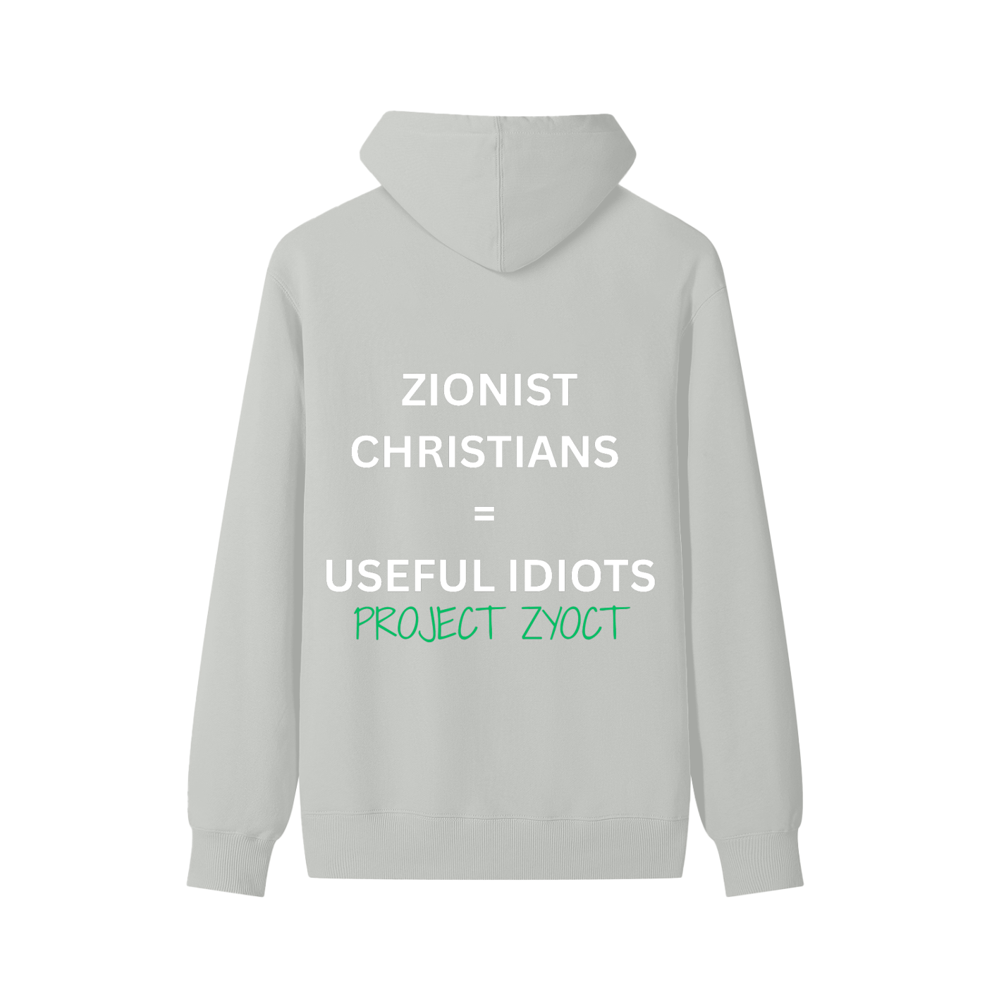 "Zionist Christians = Useful Idiots" Classic Cotton Hoodie