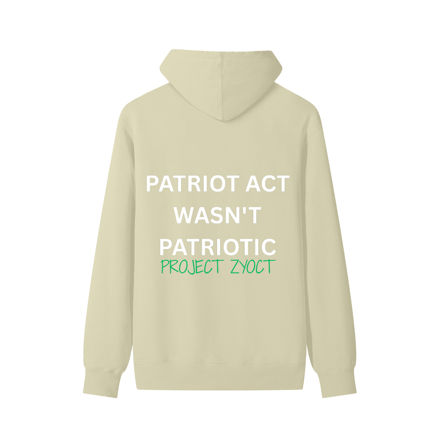"Patriot Act Wasn't Patriotic" Classic Cotton Hoodie