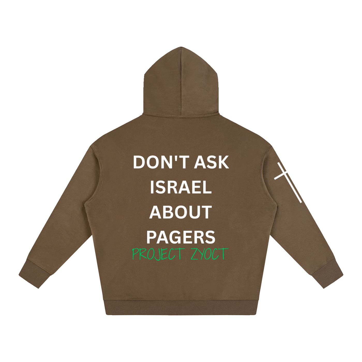 "Don't Ask Israel About Pagers" Oversize Hoodie