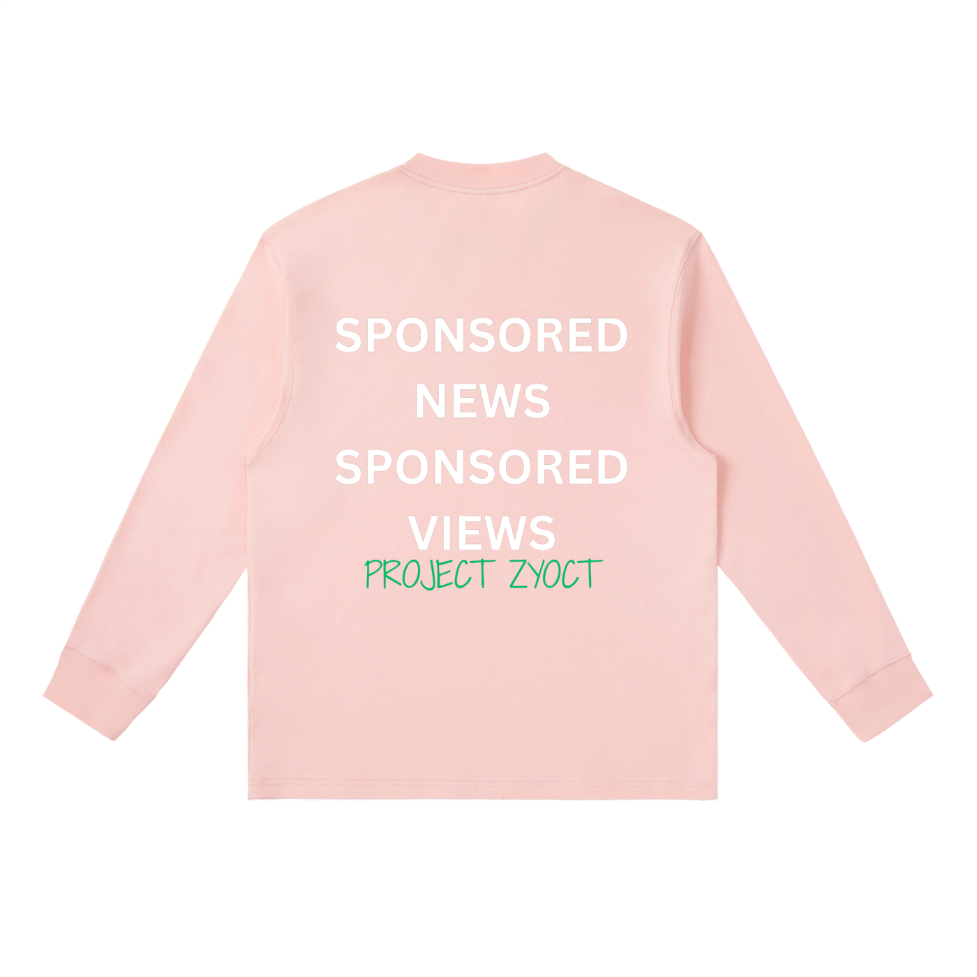 "Sponsored News Sponsored Views" Long Sleeve
