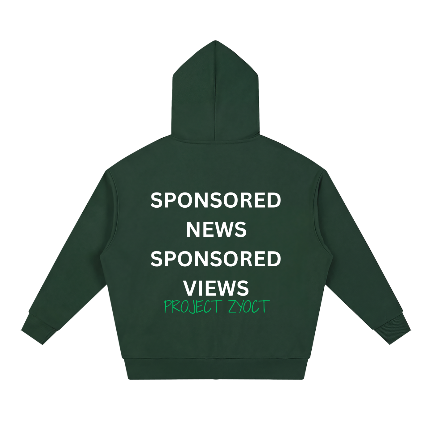 "Sponsored News Sponsored Views" Full Zip Hoodie