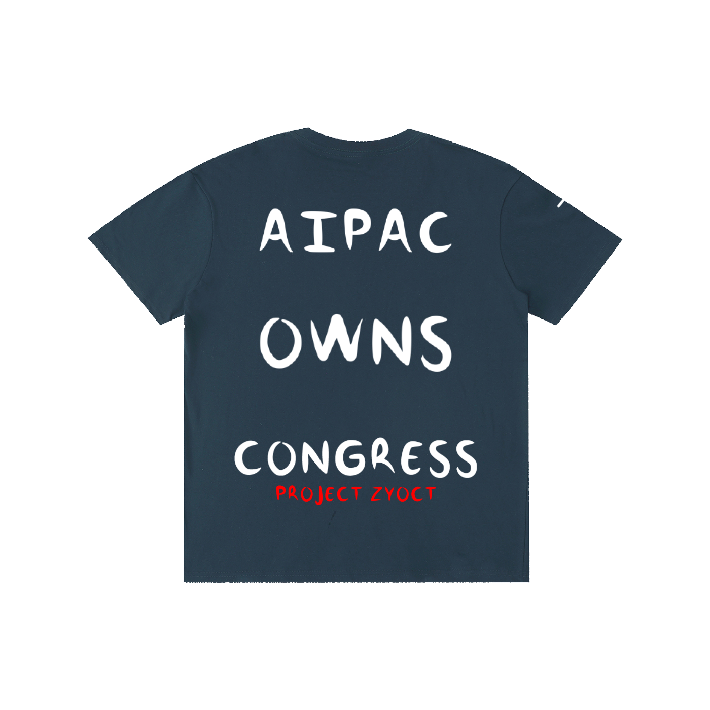 "AIPAC Owns Congress" Cotton T-Shirt
