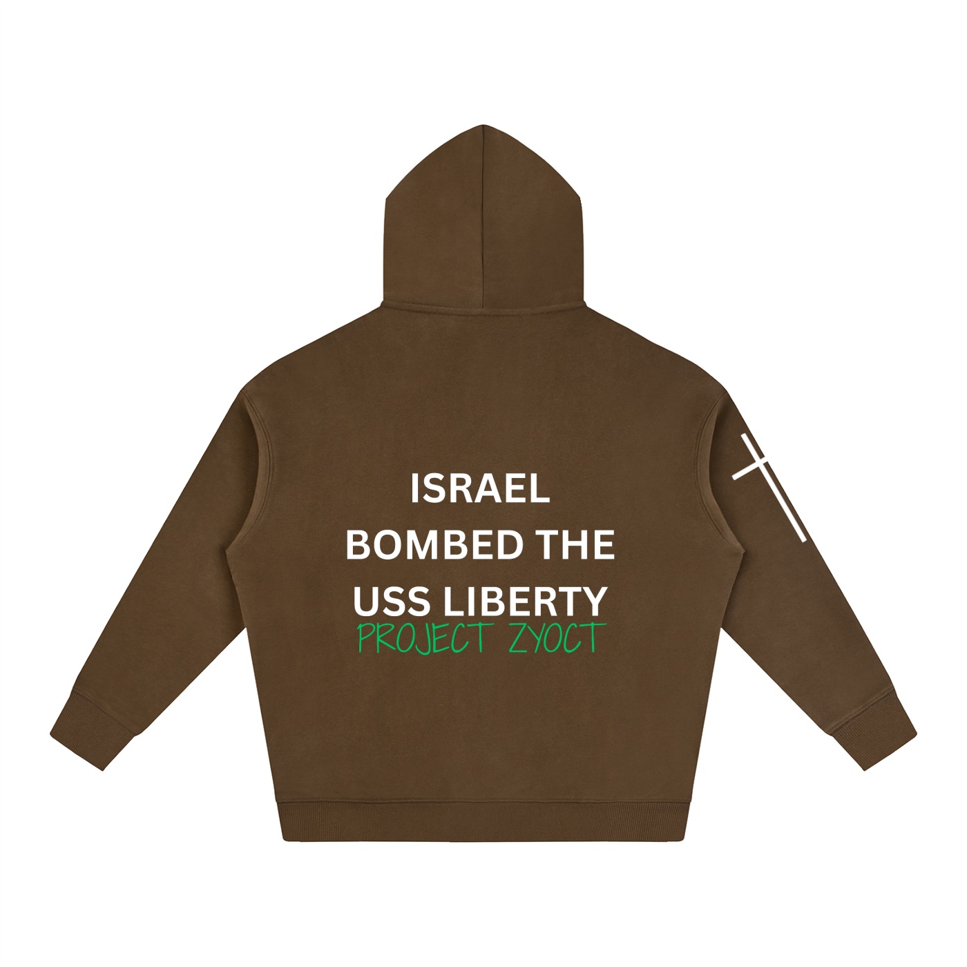 "Israel Bombed the USS Liberty" Oversize Hoodie