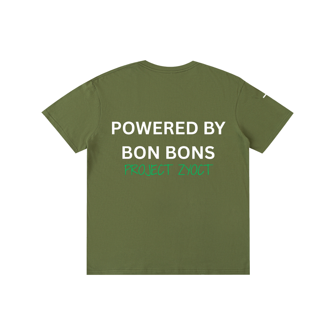 "Powered by Bon Bons" Cotton T-Shirt